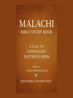 cover image of Malachi Bible Study Book